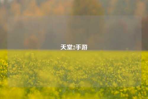 天堂2手游